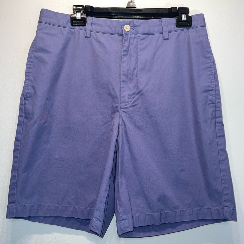 Vineyard Vine Whale Prep Links Short Mens 9" Inseam 100% Cotton Sz 33 Blue EUC